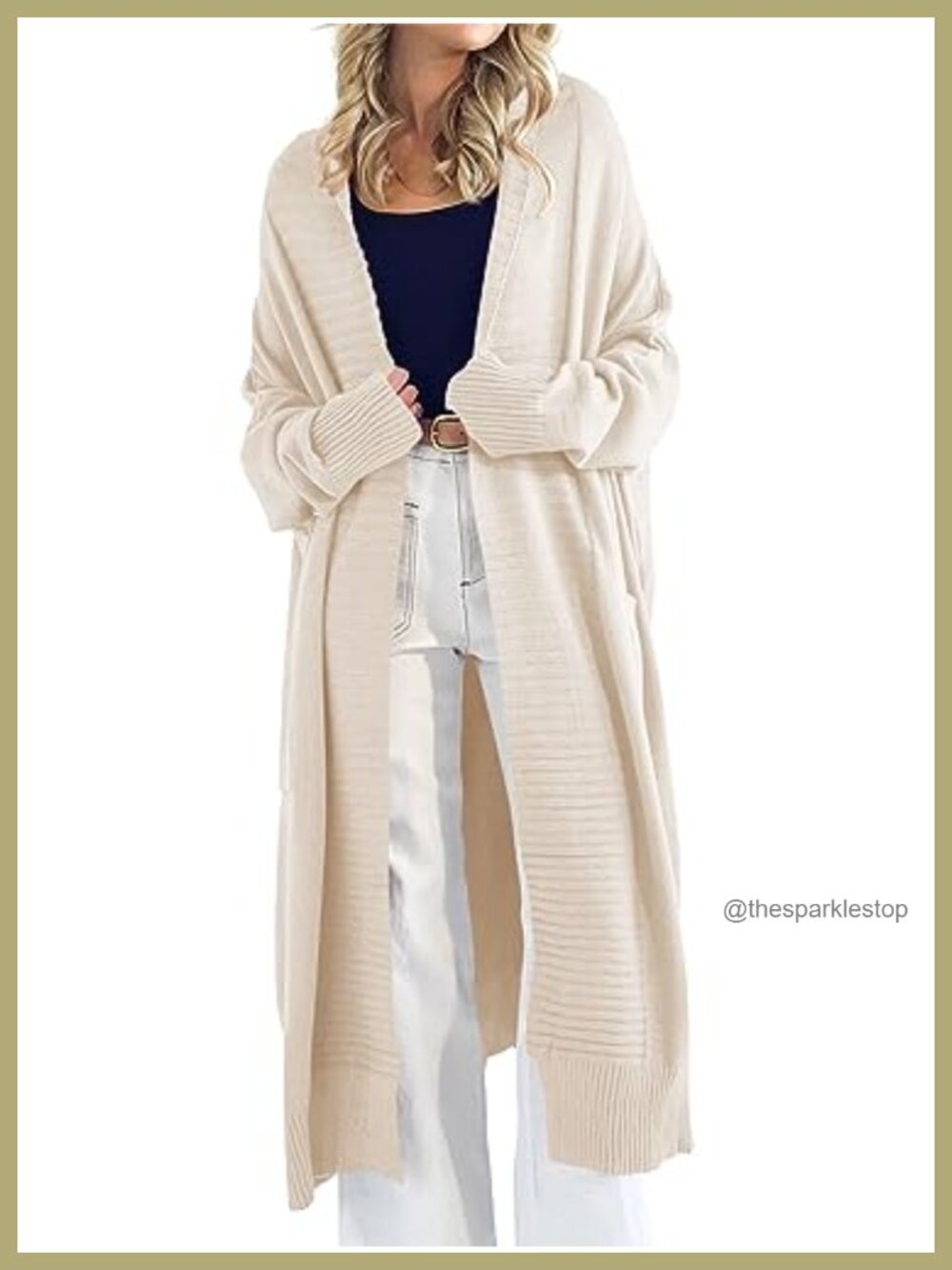 Womens Long Cardigan Sweater Oversized Chunky Knit Duster Coat